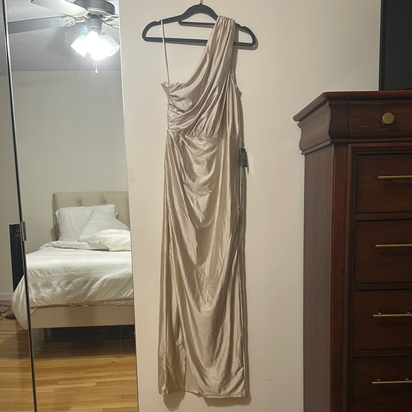 Express Elegant One-Shoulder Dress - Picture 1 of 6